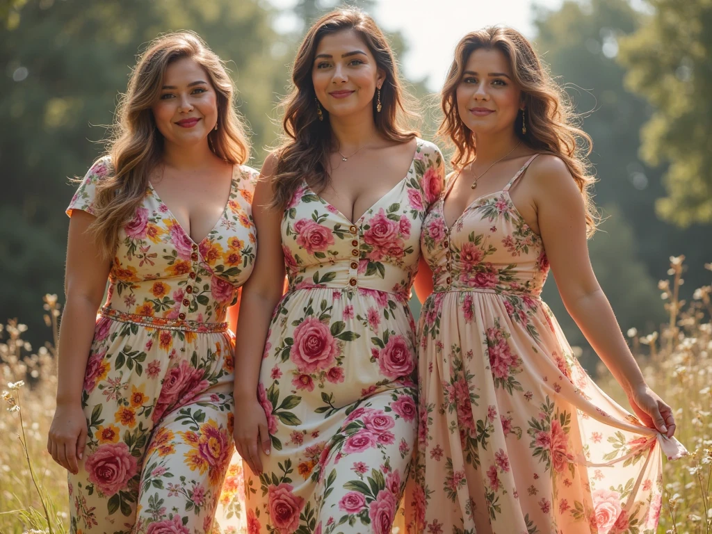Plus Size Women’s Floral Dresses