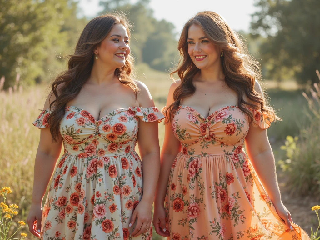 Plus Size Women’s Floral Dresses