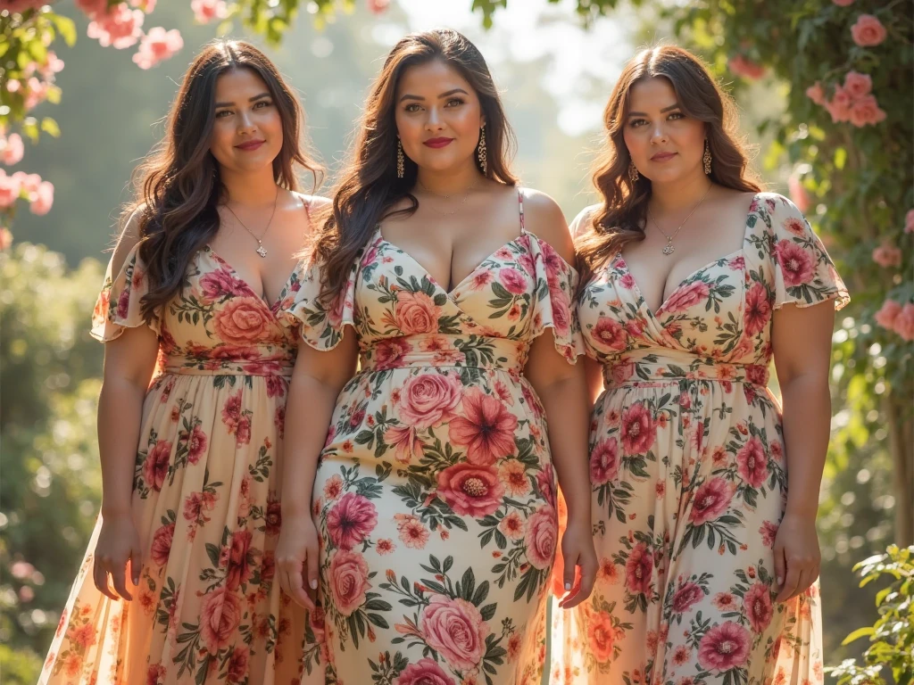 Plus Size Women’s Floral Dresses