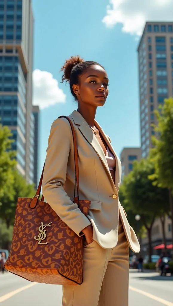 Flux Dev A confident woman with a warm goldenbrown complexion 3