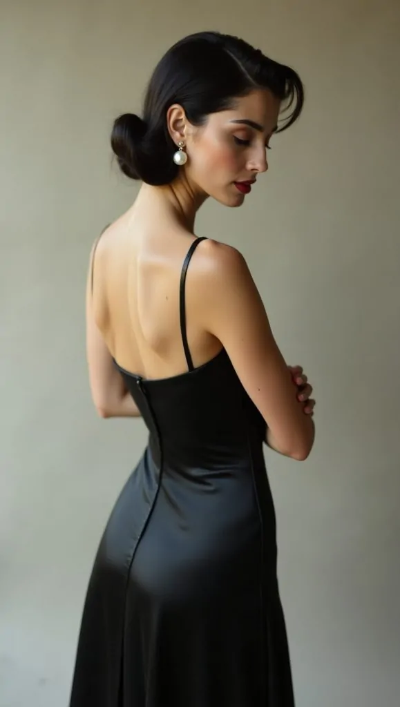 Flux Dev A ravishing woman with soft porcelainlike skin and su 0