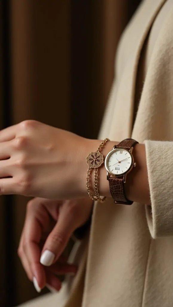 Flux Dev A tantalizing closeup of a womans slender wrist adorn 0
