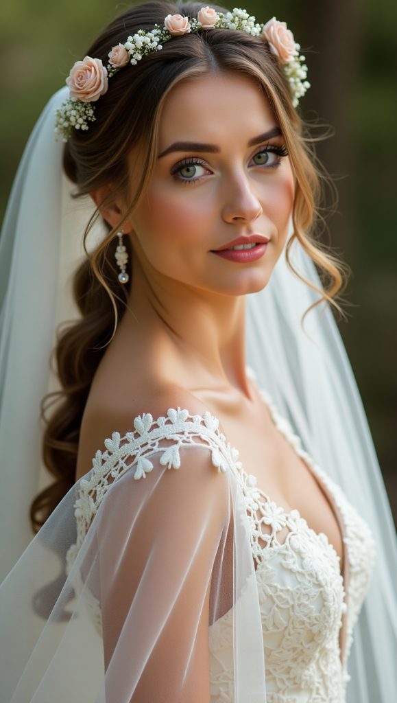 Flux Dev Countryside Royalty BrideA seductive countryside brid 3