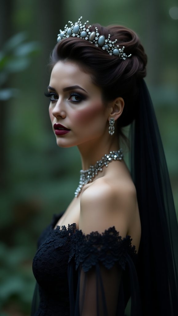 Flux Dev Midnight Glamour BrideA seductive bride under moonlig 1