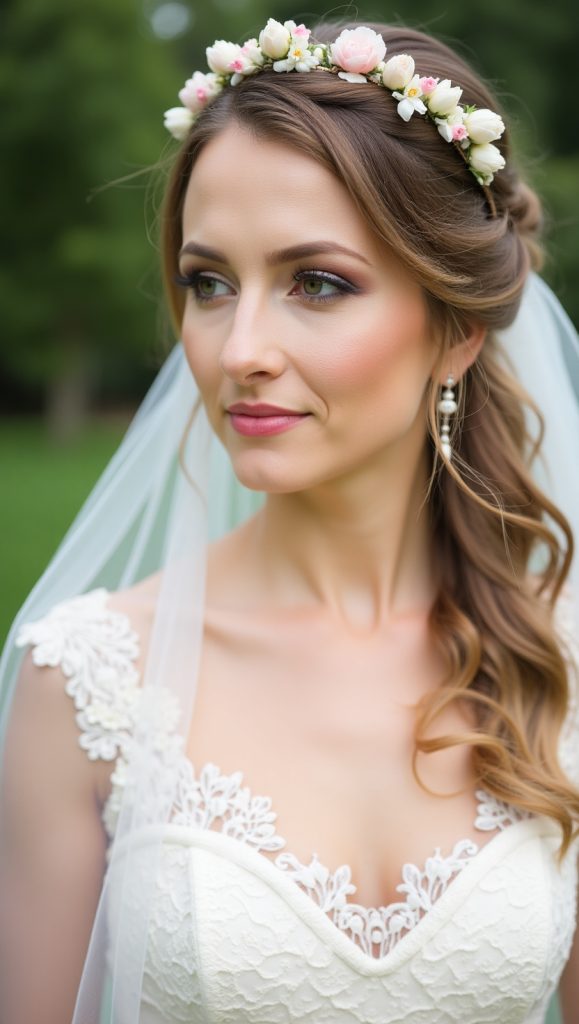 Flux Dev Romantic Garden BrideA soft romantic bride with lumin 2