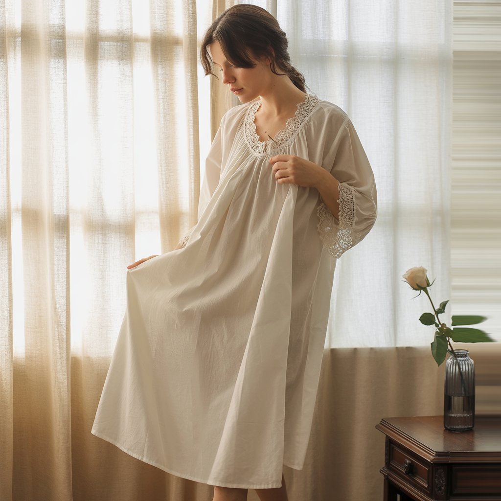sexy Cotton Nightgown – Light and Soft 