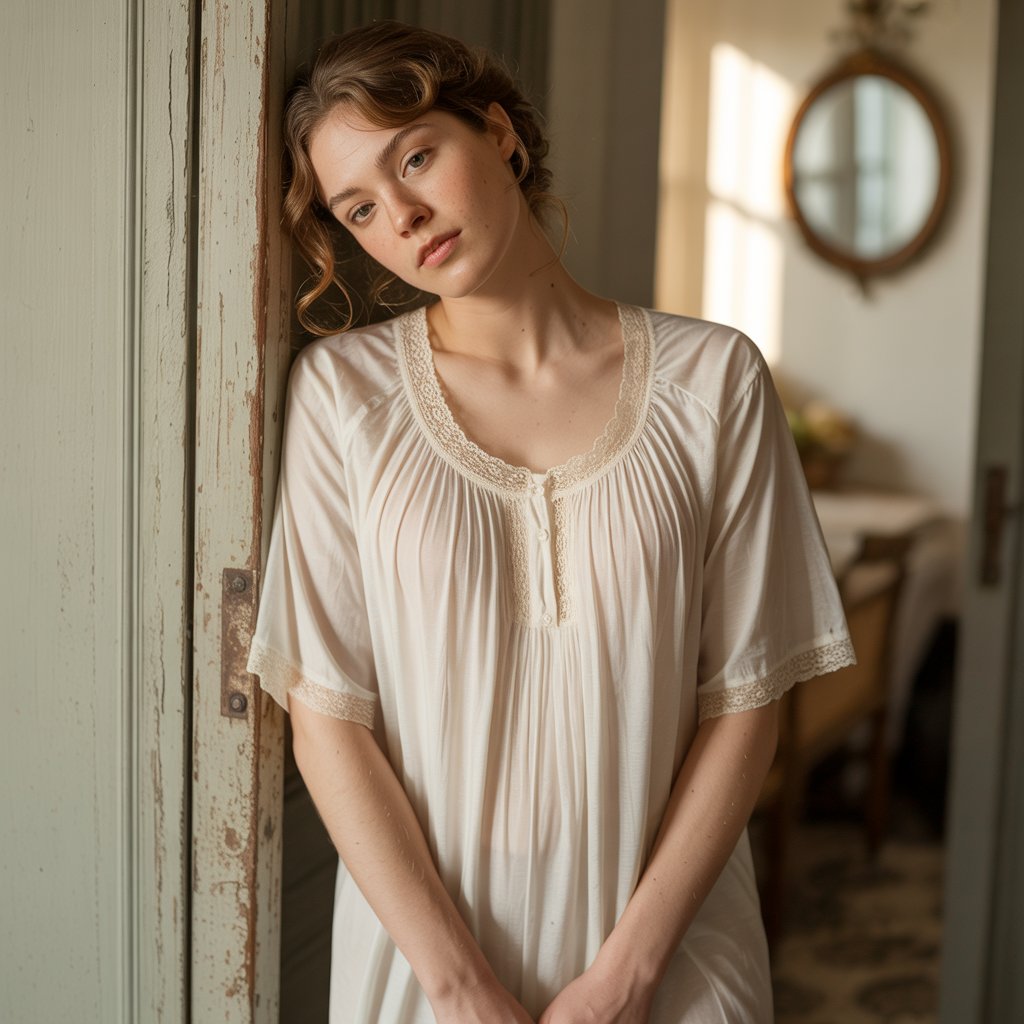 sexy Cotton Nightgown – Light and Soft 