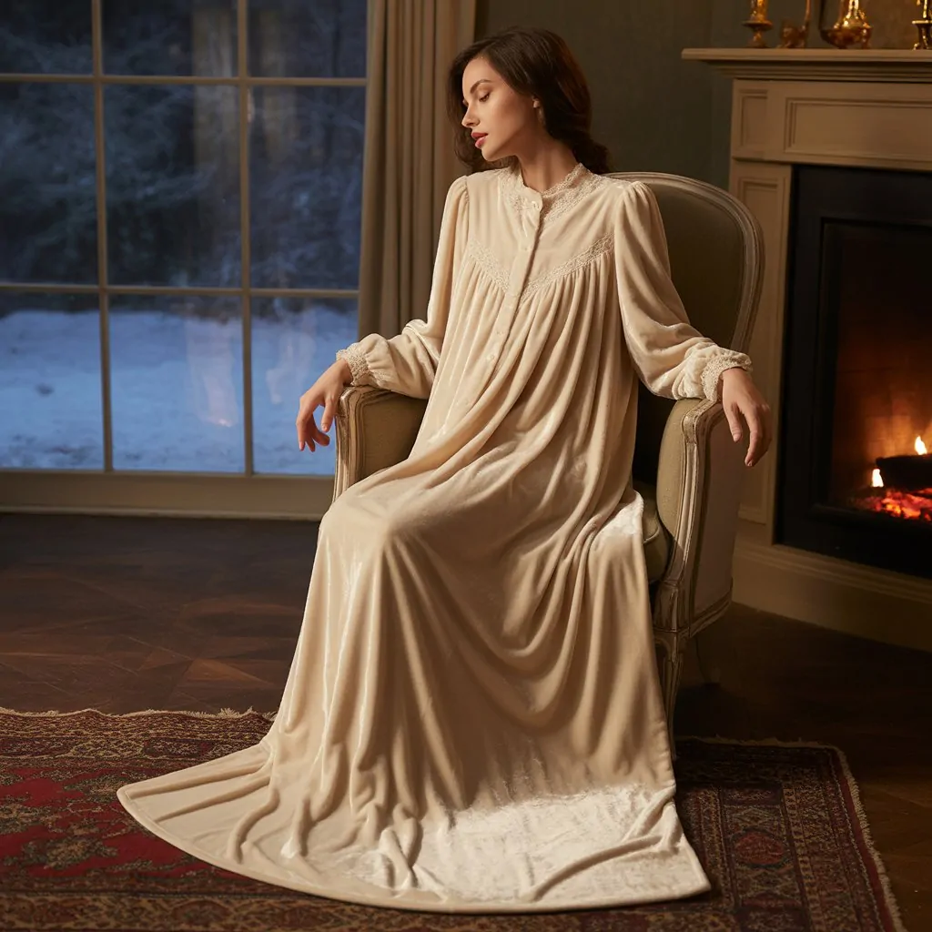 Night Dress for winter for girls