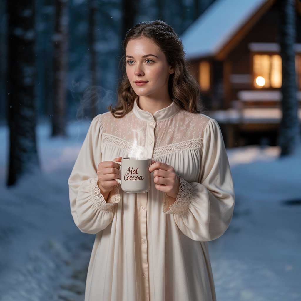 Night Dress for winter for girls