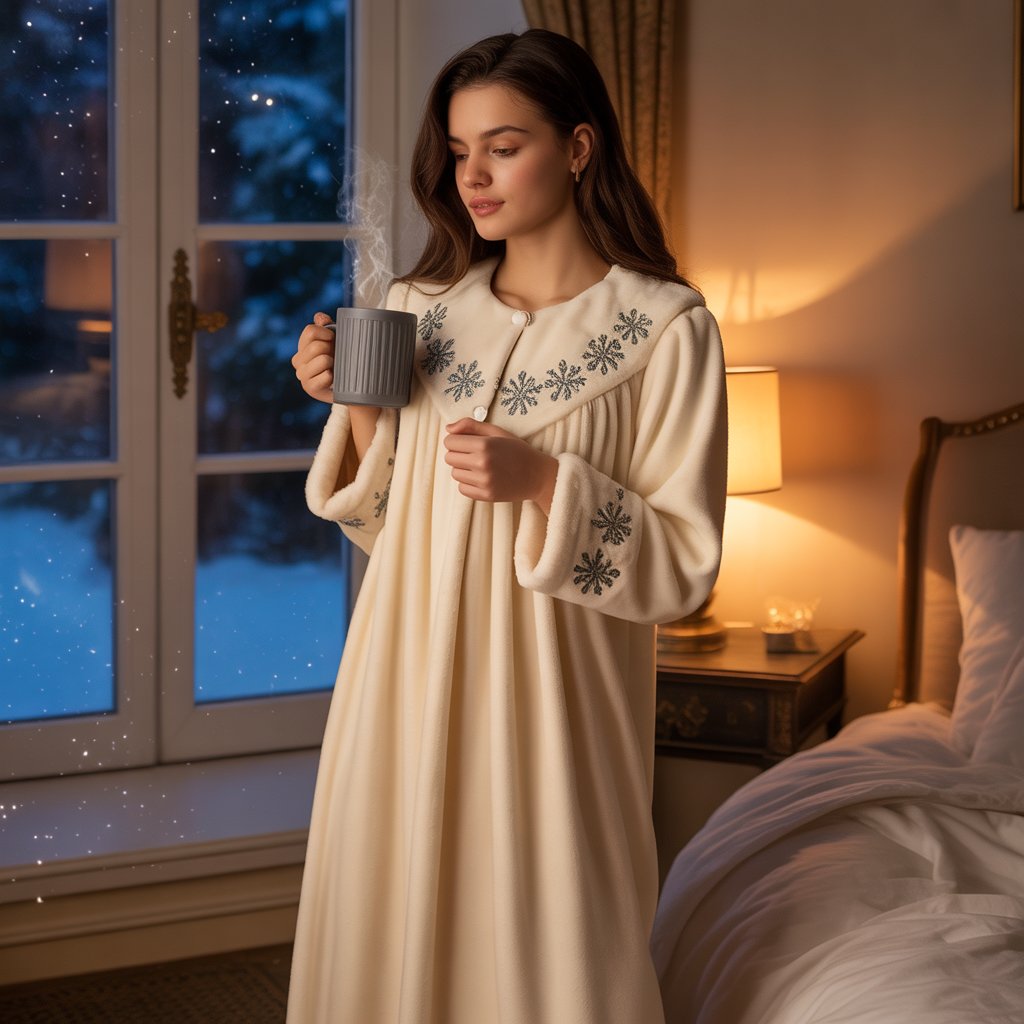 Night Dress for winter for girls