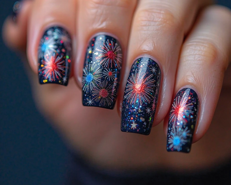Patriotic Nail
