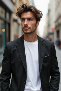 wavy hairstyles for men with volume