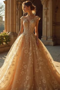Gold Wedding Dresses