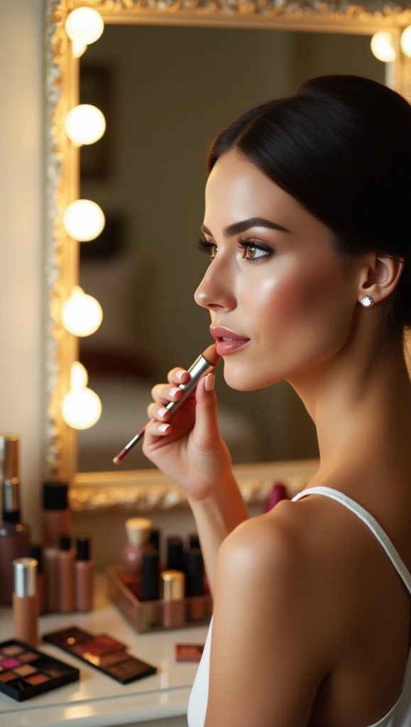 Flux Dev a confident woman with smooth carameltoned skin and s 2