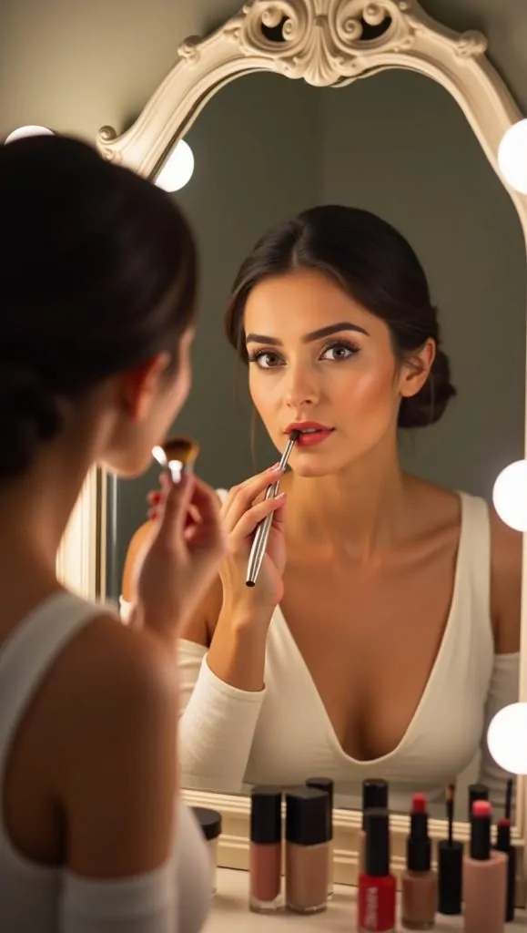 Flux Dev a confident woman with smooth carameltoned skin and s 3