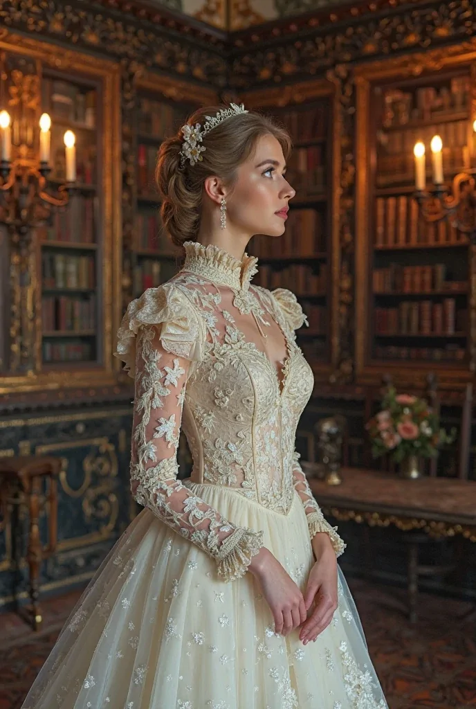 Edwardian and Renaissance wedding dresses 