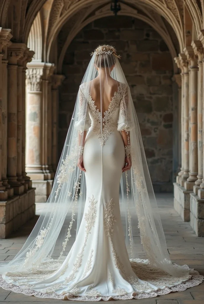 Edwardian and Renaissance wedding dresses 