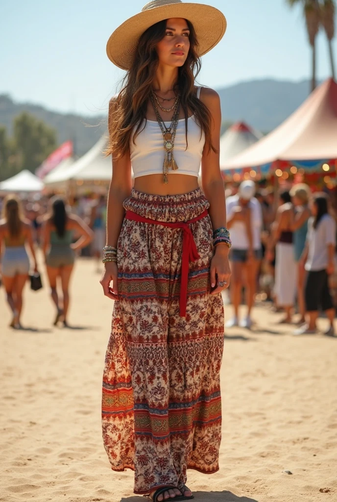 15 Chic Maxi Skirt Outfits for 2025 | All-Season Styling Guide 2 maxi skirt outfit