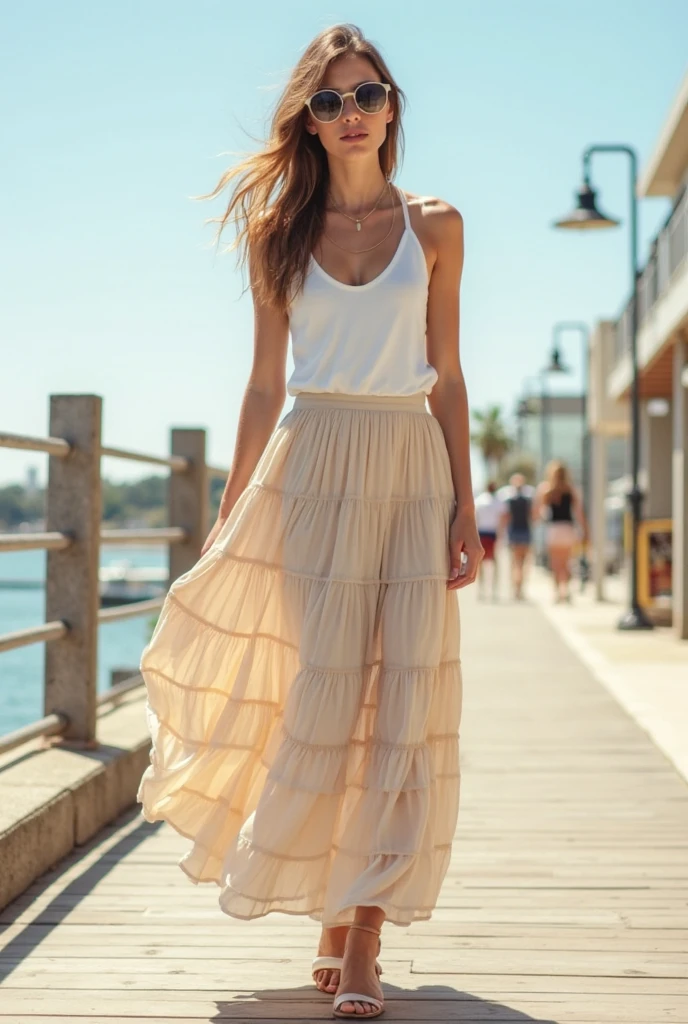 Best 20 Summer Maxi Skirt Outfits – Breezy & Stylish Ideas for 2025 13 summer maxi skirt outfits