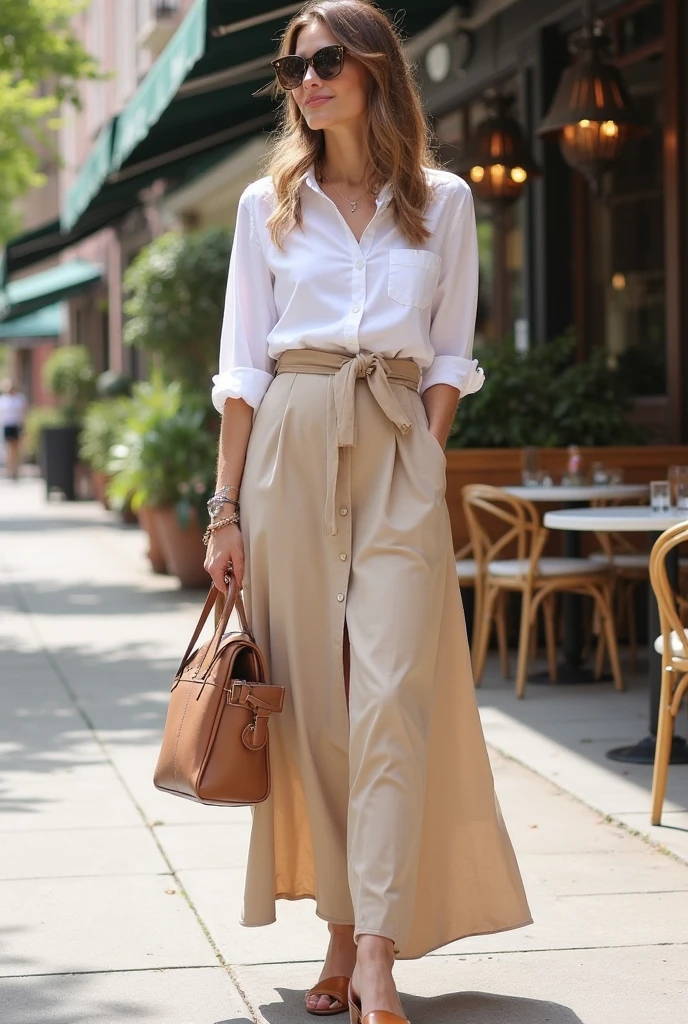 Best 20 Summer Maxi Skirt Outfits – Breezy & Stylish Ideas for 2025 22 summer maxi skirt outfits