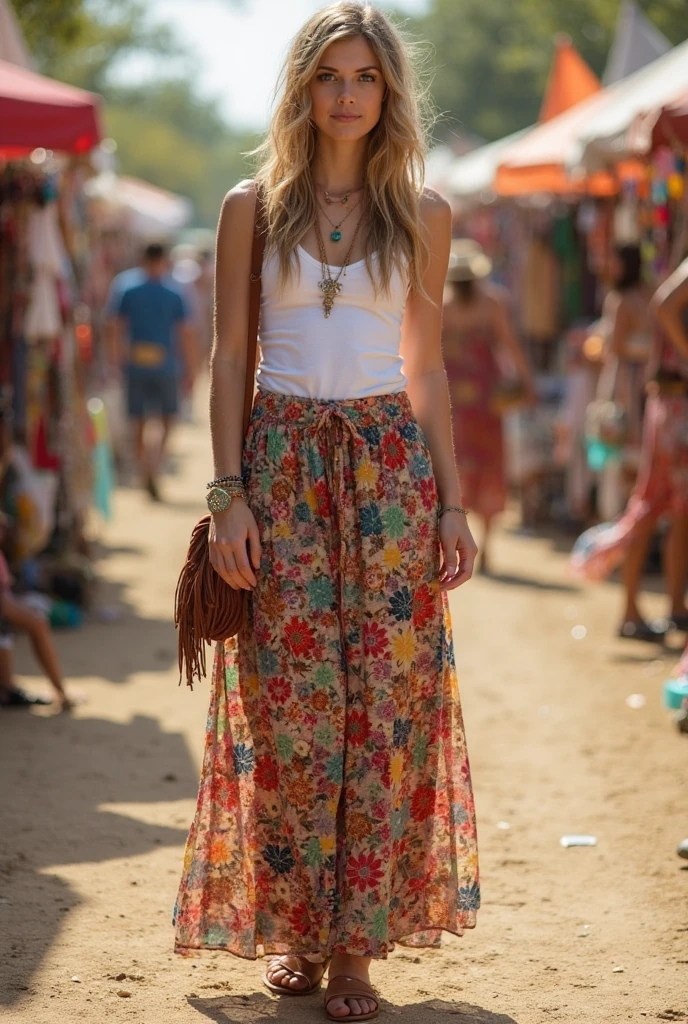 Best 20 Summer Maxi Skirt Outfits – Breezy & Stylish Ideas for 2025 36 summer maxi skirt outfits