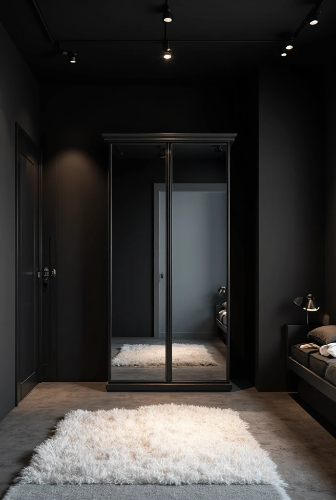 Black and Silver Bedroom