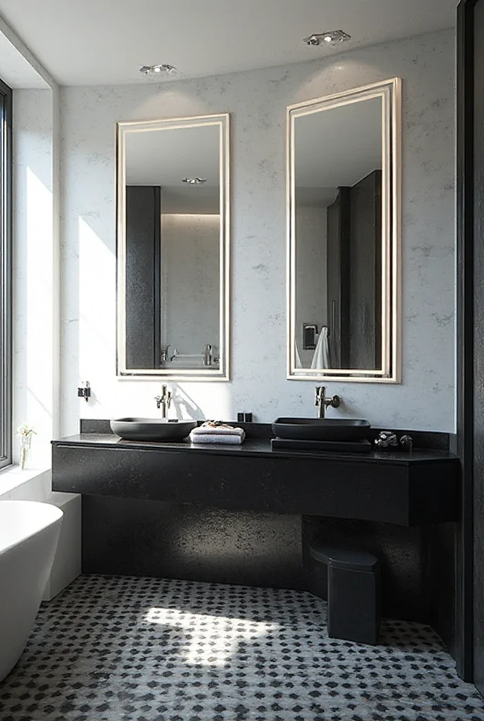 black bathroom ideas