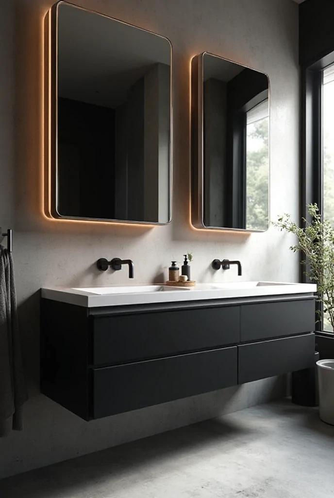 black bathroom ideas