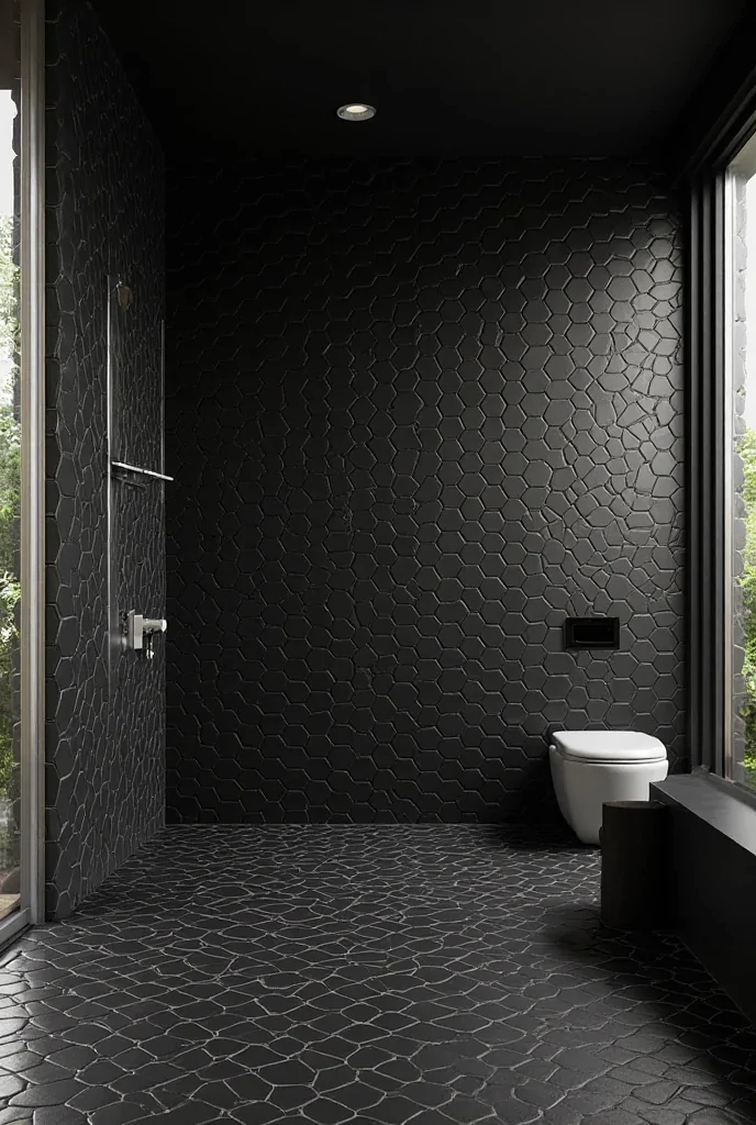 black bathroom ideas