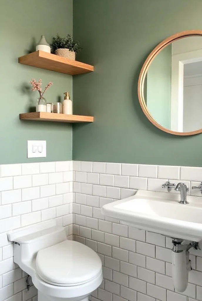 15 Beautiful Small Green Bathroom Ideas for a Fresh & Stylish Look 2 Green Bathroom