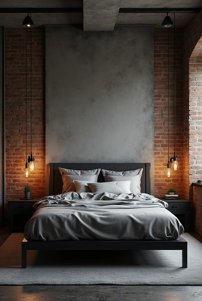 Black White and Grey Bedroom