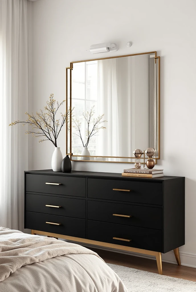 Black Dresser bedroom