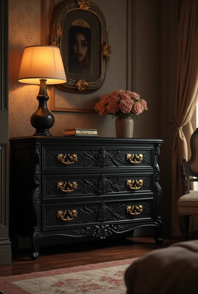 Black Dresser bedroom
