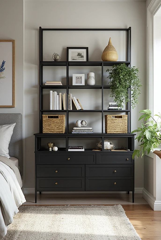 Black Dresser bedroom