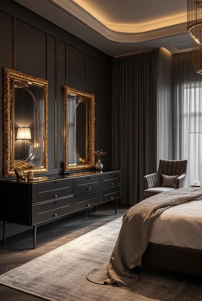 Black Dresser bedroom