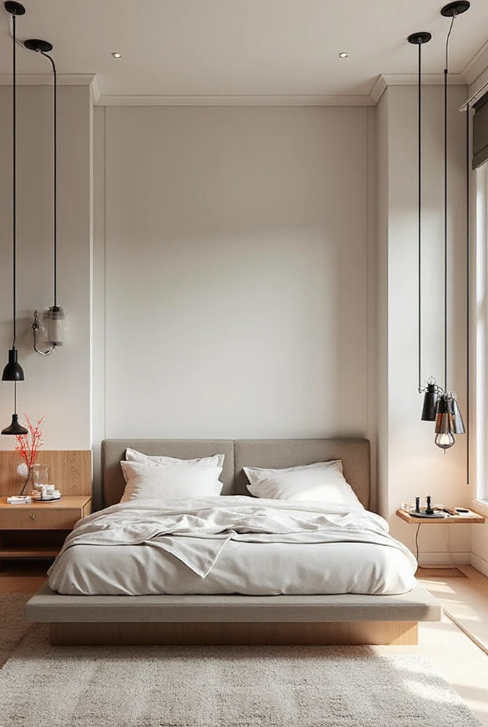 red and black bedroom
